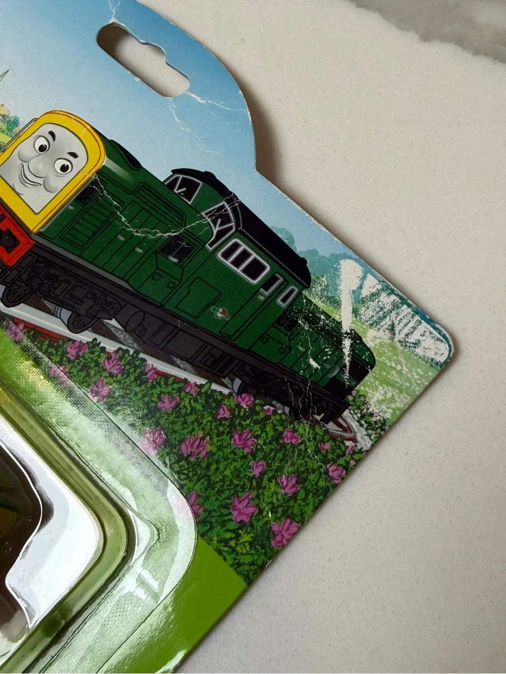 ERTL Thomas the Train Engine & Friends DEREK 2000 Diecast Card 65 FLAW